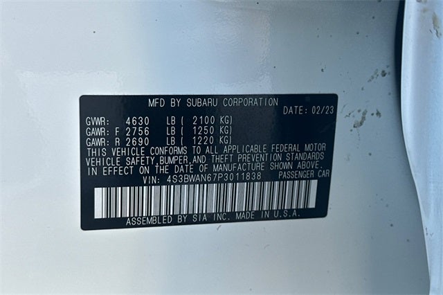 2023 Subaru Legacy Limited