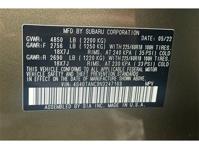 2022 Subaru Outback Limited