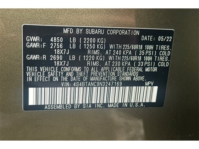 2022 Subaru Outback Limited