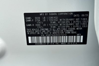 2025 Subaru Outback Wilderness