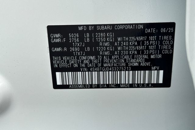 2025 Subaru Outback Wilderness