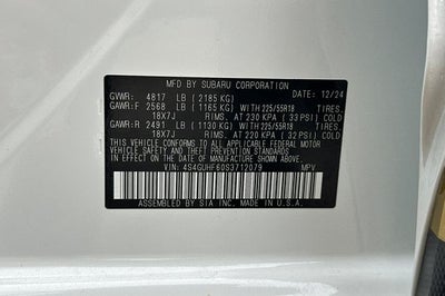 2025 Subaru Crosstrek Sport