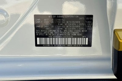 2025 Subaru Crosstrek Sport