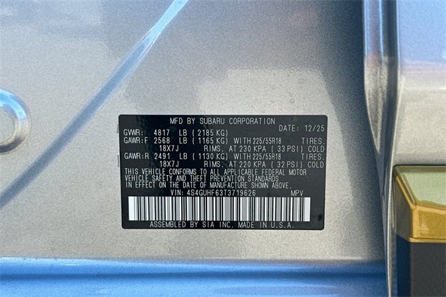 2026 Subaru CROSSTREK Sport