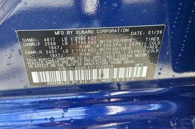 2026 Subaru CROSSTREK Limited