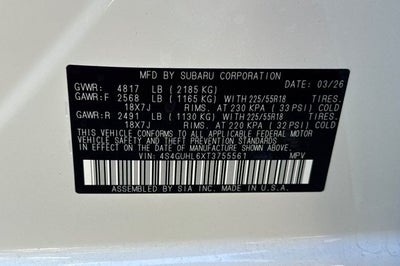 2026 Subaru CROSSTREK Limited