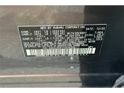 2026 Subaru FORESTER Premium