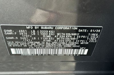 2026 Subaru FORESTER Premium