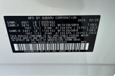 2026 Subaru FORESTER Sport