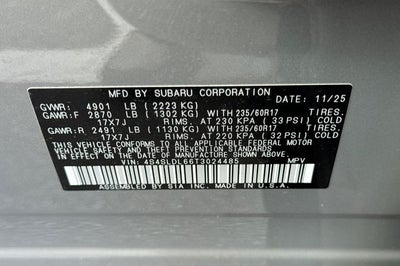 2026 Subaru FORESTER Wilderness