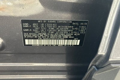 2026 Subaru FORESTER Touring