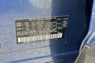 2026 Subaru FORESTER Touring