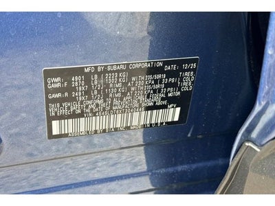 2026 Subaru FORESTER Touring