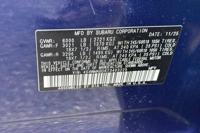 2026 Subaru Ascent Premium
