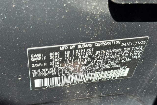 2026 Subaru Ascent Limited