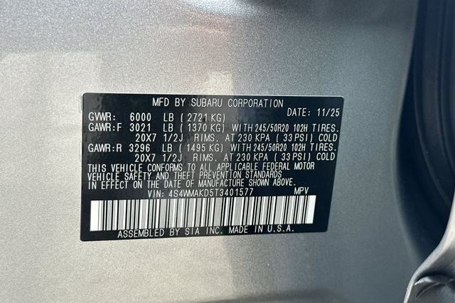 2026 Subaru ASCENT Touring 7-Passenger