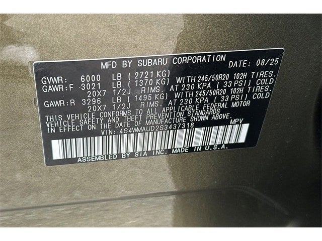 2025 Subaru ASCENT Touring