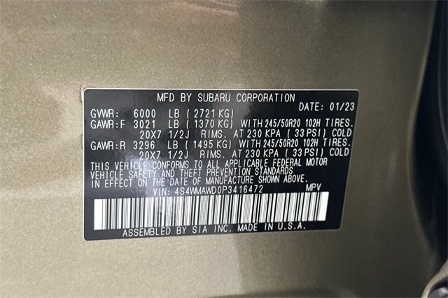 2023 Subaru Ascent Touring