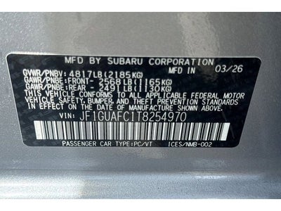 2026 Subaru IMPREZA Sport