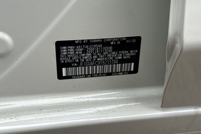 2026 Subaru IMPREZA Sport