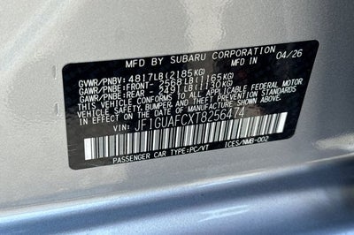 2026 Subaru IMPREZA Sport
