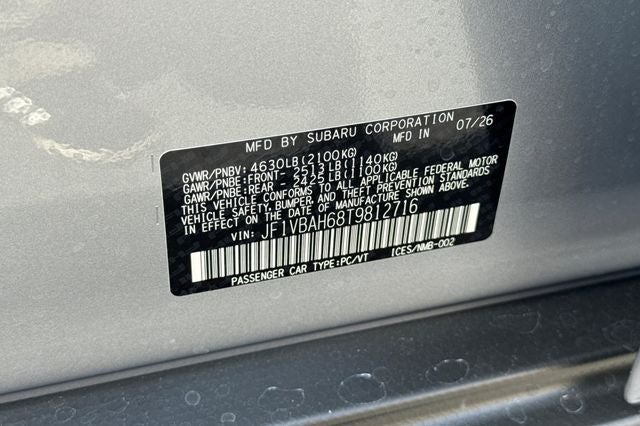 2026 Subaru WRX Premium