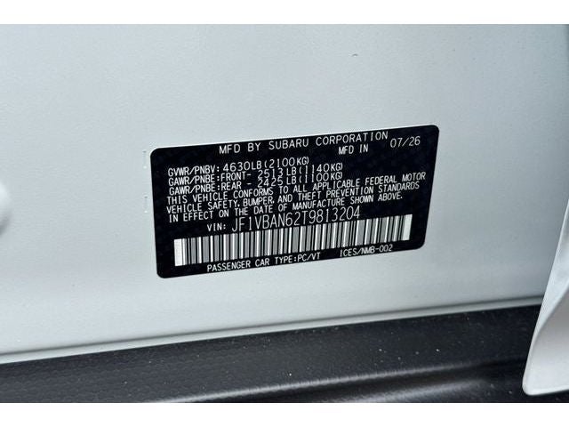 2026 Subaru WRX Limited