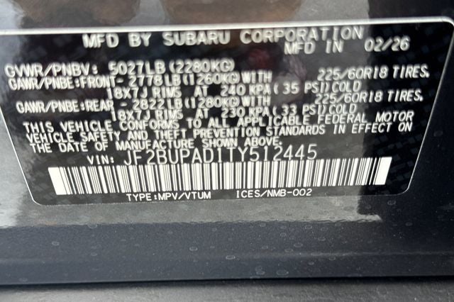 2026 Subaru OUTBACK Premium