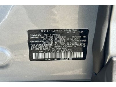 2026 Subaru OUTBACK Limited