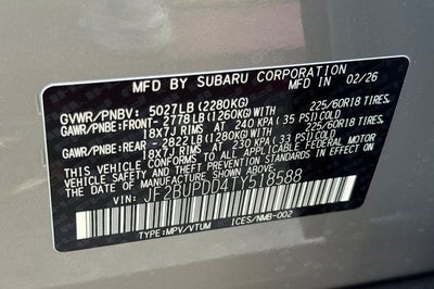 2026 Subaru OUTBACK Limited