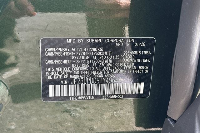 2026 Subaru OUTBACK Limited