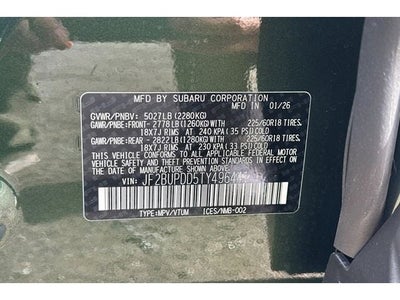 2026 Subaru OUTBACK Limited