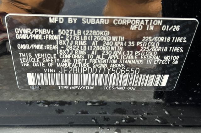 2026 Subaru OUTBACK Limited