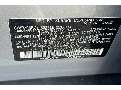 2026 Subaru OUTBACK Touring