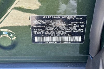 2026 Subaru OUTBACK Touring