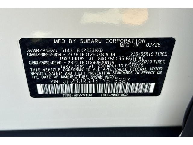 2026 Subaru OUTBACK Limited XT