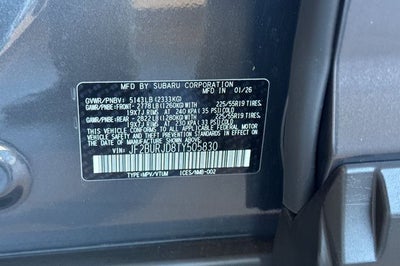 2026 Subaru Outback Touring XT