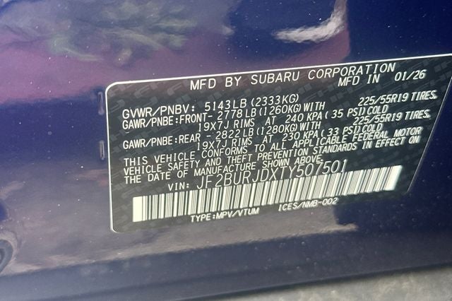 2026 Subaru OUTBACK Touring XT