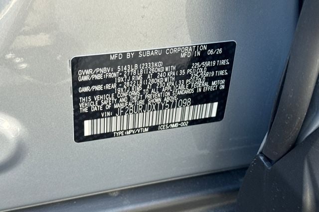 2026 Subaru OUTBACK Touring XT
