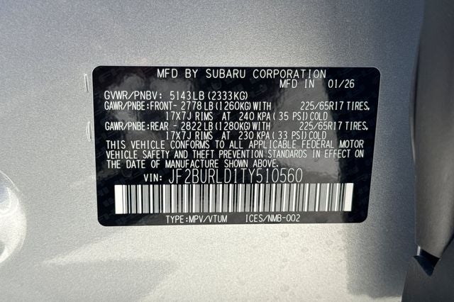 2026 Subaru OUTBACK Wilderness