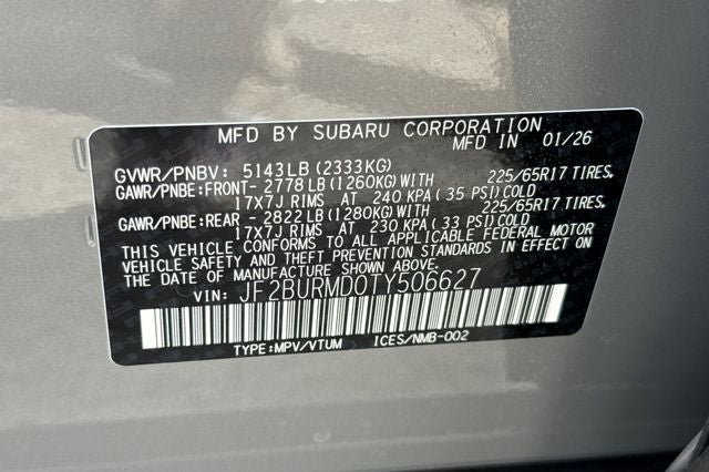 2026 Subaru OUTBACK Wilderness