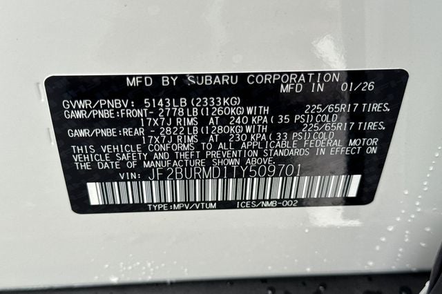 2026 Subaru OUTBACK Wilderness