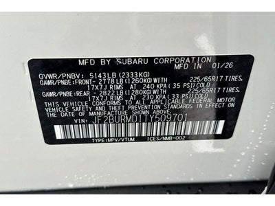 2026 Subaru OUTBACK Wilderness