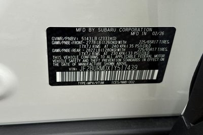 2026 Subaru Outback Wilderness