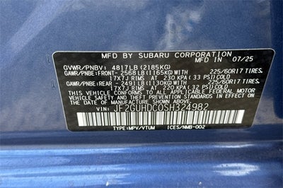 2025 Subaru CROSSTREK Premium