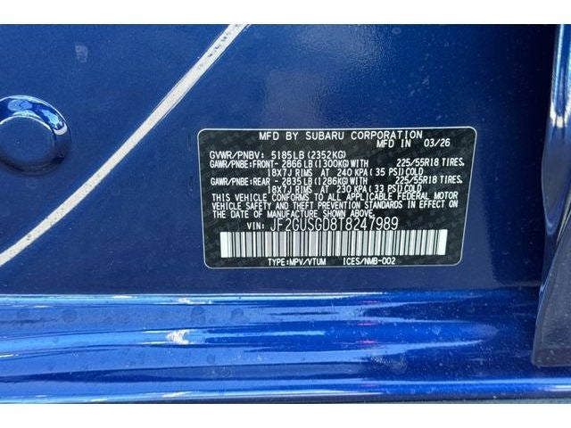 2026 Subaru CROSSTREK Sport Hybrid