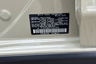 2026 Subaru CROSSTREK Limited Hybrid