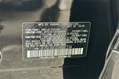 2025 Subaru FORESTER Premium