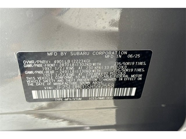 2025 Subaru FORESTER Sport