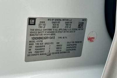 2016 Chevrolet Tahoe LT